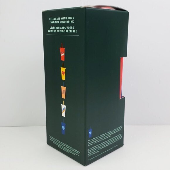 Starbucks Drink Beverage Cold Cups Summer 2020 Reusable Color Straws Lids NIB - Picture 7 of 10